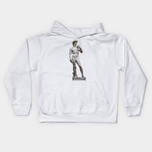 Michelangelo&#39;s David AESTHETIC Kids Hoodie